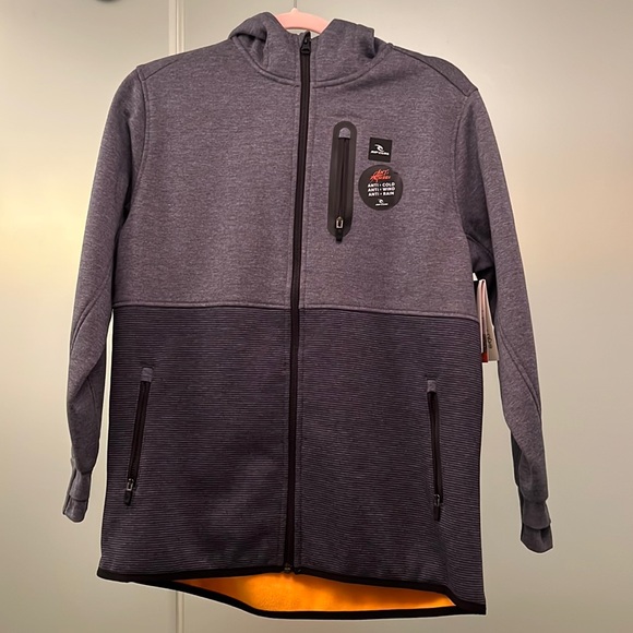 NWT. Rip Curl Anti Series Boys Departed Jacket. Navy. 14/L. - Picture 1 of 5